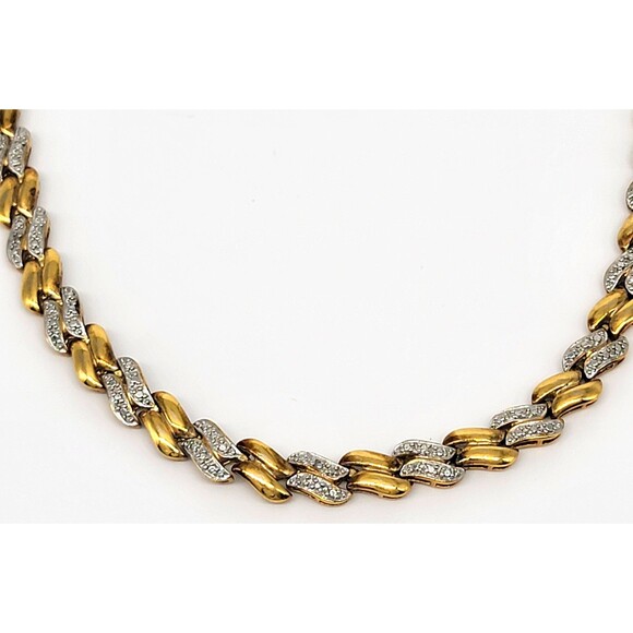 Gold Vermeil Over Sterling Silver Link Bracelet 7.5" Stamped 925 China Elegant - Picture 9 of 17